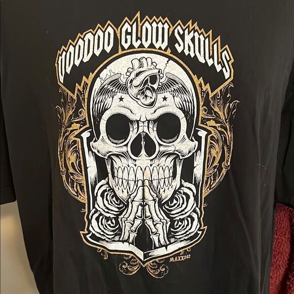 Voodoo Glow Skulls Music Band Black Graphic Shirt - Picture 2 of 9